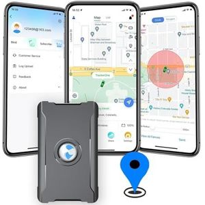 GPS Tracker for Vehicle,Power Finder Vehicle GPS Tracker,up to 30 Days Battery Life,Real Time Location Tracking, Route History, Speed Alerts, Anti-Theft Alarm & Global Coverage