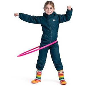 Trespass Kinderen Jongens Meisjes Regenpak All in One Ademend Dripdrop, Turkoois, M