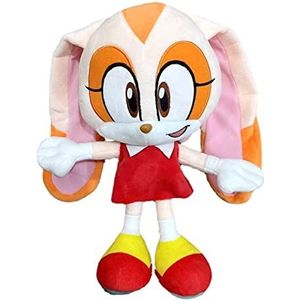 luoyipink 25 cm crème The Rabbit Plush Sonic, Sonic Plushies Cream The Rabbit, Sonic Cream Pluche voor fans en meisjes en jongens