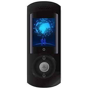 Taal Spraakvertaling, 45 talen Intelligente spraakvertaling 2 inch touchscreen Ondersteuning WiFi + Hotspot Tweerichtings spraakvertaling Real-time chat Reizen Zakelijk Conferentiegesprek,Wit