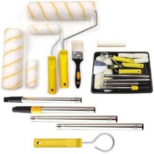 Pesfehhy 9 Inch Verfroller Kit Roller Muurschildering Verfkwast Verfkwast Gereedschap met