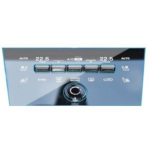 Displaybeschermfolie Voor Cayenne 2024 2025 12.3"" Navigatieschermbeschermer Dashboardbeschermfolie Antikras(Lower Screen Air Conditioning Film)