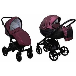 Kinderwagenset, 3-in-1, 2-in-1 of 4-in-1, buggy VIVA by SaintBaby Plum, 13 2-in-1, zonder babyzitje