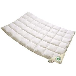 Vitaschlaf® Bio KBA Duitse Gutshofdown W3 - Zomer Organic 100% Nature donzen dekbed Duitse kwaliteit (155 x 220 cm)