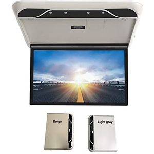 Draagbare dvd-speler voor videospelers op hoofdsteunen in auto's Voertuigvideospeler 19 inch automonitor 1080P plafonddakmontage Display HD LCD-scherm Draagbare multimedia TV MP5 FM HDMI USB met HD-ro