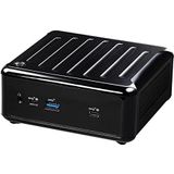 ASRock Industrial NUC BOX-1115G4 (Barebone/Mini-PC, Intel Core i3-1115G4), Zwart, 90PXG7W0-00EAY100