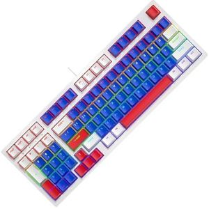 SELVFZ LEIDENE Backlits Mechanische Toetsenbord Kleine En Ergonomische Toetsenborden Voor Professionele Gamers En Typisten KeyCaps LED Backlits