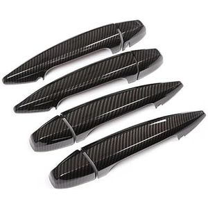 Buitenhandgreep autodeur Voor BMW X1 F48 X5 X6 F15 F16 2016 2017 Auto-Styling Exterieur Deurgreep Trekker Koolstofvezel Textuur Cover Decor(Carbon texture)