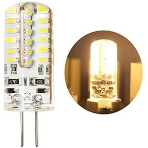 G4 LED 3,5 W lamp 48 x 3014 chip gelijkmatige verlichting super 3000 K warm wit 220 LM vervangt 20W halogeenlamp DC 12V, niet dimbaar