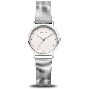 BERING Dames Analoog Quarz Classic Collection Polshorloge met Roestvrij staal Armband en Saffier glas 13426-000