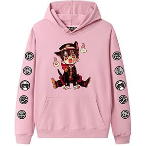 XINTAYEL Toilet gebonden Hanako kun Hoodie Anime Cosplay Kostuum Hanako kun Hoodies Trekkoord Trui Lange Mouw Hooded Sweatshirt voor Vrouwen Mannen, # 3, L