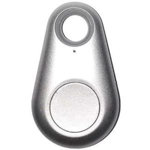 Mini GPS Tracking Device Tag Key Kind Finder Hond Huisdier Tracker Locatie Bluetooth Smart Voertuig Anti-verlies Apparaat(Sliver)