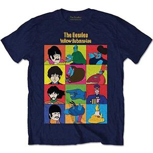 The Beatles - Submarine T-shirt voor kinderen/meisjes, Marineblauw, 5-6 Jaren