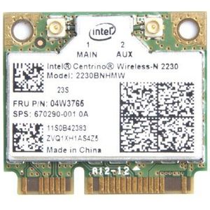 Intel Centrino Wireless-N 2230 WLAN 300 Mbit/s interne netwerkaccessoires (intern, draadloos, PCI Express, WLAN, 300 Mbit/s, groen)