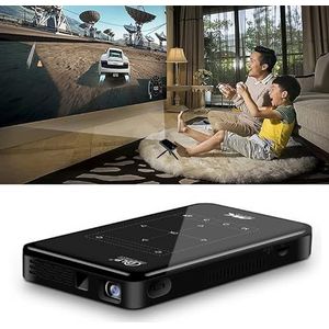 P09 Amlogic S905X 4-Core A53 draagbare mini-projector Ultra HD DLP met infrarood afstandsbediening, tot 1,5 GHz, Android 6.0, 1 GB + 8 GB, ondersteunt wifi 2,4 G/5G, blauw