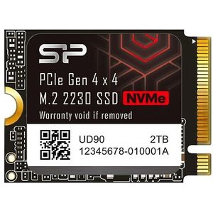 Silicon Power 2TB UD90 2230 NVMe 4.0 Gen4 PCIe M.2 SSD R/W tot 5.000/3.200MB/s Solid State Drive Compatibel met Steam Deck (SU02KGBP44UD9007MM)