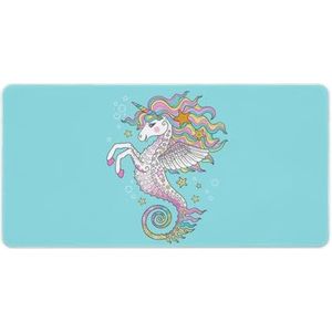 Seahorse Fantasy Mode Bureau Muismat Antislip Gaming Muismat Accessoires Decor 30x60cm