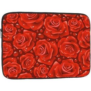 Veel rode Rozen Laptop Case Laptop Sleeve Laptop Tas voor Vrouwen Mannen Shockproof Beschermende Notebook Case 12 inch