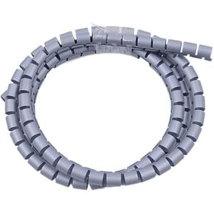 Verbinding met helix-kabels Spiraallijnorganizer 2 meter 8 mm-42 mm Multicolor kabelmouw(Grey,30mm inside diameter)