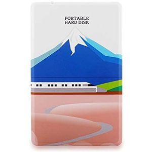 Externe harde schijf 2tb /1tb /750gb /320 gb, USB 3.0 draagbare mobiele opslag backup harde schijf, geschikt voor pc desktop, Macbook, laptop, Ps4, Xbox, Smart TV (500 GB, Fuji Mountain)