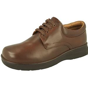 Db Shoes Bredere pasvorm voor heren (6V) enkellaars Bob maat 6 tot 16, Brown, 46.5 EU