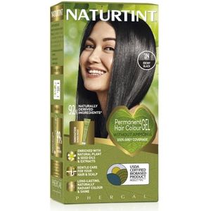 Naturtint Haarverf, permanent, 1N ivoorzwart