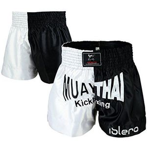 Islero Muay Thai Shorts Vechten MMA Kick Boxing Shorts Grappling Martial Arts Gear UFC Kooi Vechten Shorts Heren Kleding, Meerkleurig, M