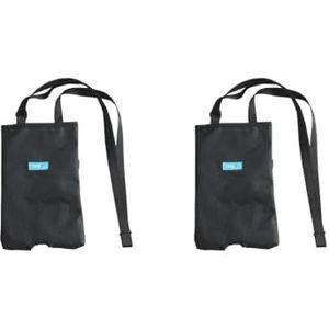 2 Set van Katheter Bag Urine Drainage Katheter Bag Cover Urine Bag Zwart