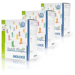 Moldex Oordopjes, 200 paar oordopjes, gehoorbescherming met SNR 35 dB, per paar hygiënisch en praktisch verpakt.