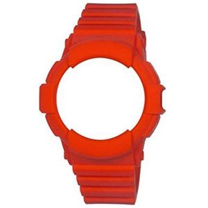 Watx&Co lors XXL Hammer Heren Horloge met Rubber Armband COWA2741, Rood