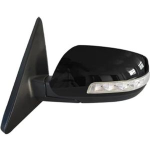 9 Draad Auto Achteruitkijkspiegel Montage Voor Kia Voor Sorento 2009-2014 Met Richtingaanwijzer Elektrische Opvouwbare Verwarming 87610-2p150 Car Achteruitkijkspiegel(Zwart,Links)