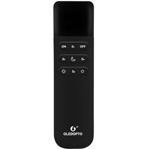 Afstandsbediening | WiFi | Zwart | Geschikt voor Gledopto