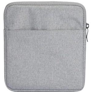 E-Book Reader Sleeve Pouch Geschikt for Kobo Libra 2 N418 2021 H20 N873 2019 7Inch Shock Proof rits Tas (Color : Light grey)