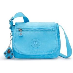 Kipling Sabian Alabaster Crossbody Mini Bag Schoudertas voor dames, powder blue, 7.75''L x 5.75''H x 3.25''D