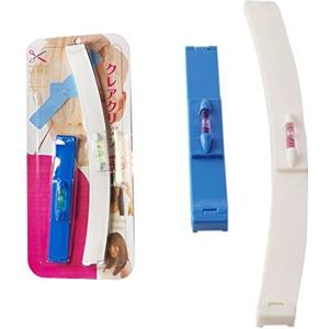 LuLiyLdJ Geavanceerde kappersassistent Clip-on Easy Cut Long Hair Professional Hair Tools Set Template (blauw)