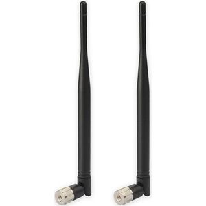 Eightwood 868MHz Antenne SMA Male Tilt en Swivel Connector NFC RFID Antenne voor CB Radio, GSM, Walkie Talkie, Draadloze Wifi, Homematic CCU2, CC1101, Ham Radio