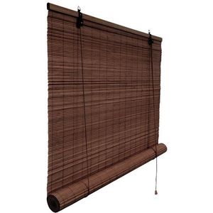 Victoria M. Rolgordijn bamboe 60 x 160 cm in donkerbruin, bescherming tegen inkijk Rolgordijn voor ramen en deuren