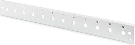 DIGITUS LWL Splicing Box Frontpaneel - Glasvezel Patch-Panel - 12x ST SX - 19-inch 1HE Snelsluiting