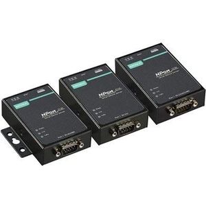 1 port device server, 10/100M Ethernet, RS-232, DB9 male, 15KV ESD, 12-48VDC, with adapter