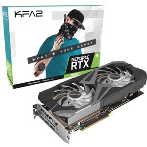 KFA2 Grafische kaart GeForce RTX 3060 Ti EX LHR (1-klik OC-functie), (36ISL6MD1WTK)