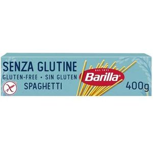 Barilla Pasta Spaghetti N.5 glutenvrije, lange pasta met witte maïs, gele maïs en bruine rijst, 400g