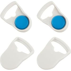 Magnetische hoofdbandclips, 2 paar, compatibel met Air-Fit N20, F20, F30 & Air-Touch F20, N20, N20, magneetclips met snelsluiting voor overdrukmaskers F20, F30, N20, maskerbandclips, positieve