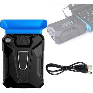 YUEMING Laptop-PC Koeler，Draagbare Koelventilator, Snel koelenAir Extracting Cooling Fan CPU-koeler,Koelmat voor 14– 17 inch Laptop (Zwart1)