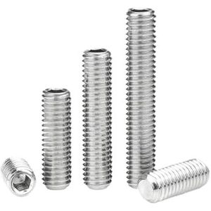10 stuks 304 roestvrijstalen zeskant-inbusschroeven zonder kop(M10 x45mm)