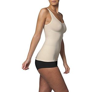 SLEEX Figuurvormend damesonderhemd (met ondersteuning) (44041), kleur huidskleurig, maat M/L