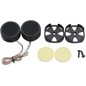 Tweeter auto Tweeters voor auto 1 paar universele, zeer efficiënte mini-dome-tweeterspoelluidsprekers, 2 x 500 W, superkrachtige geluidsautoluidsprekers