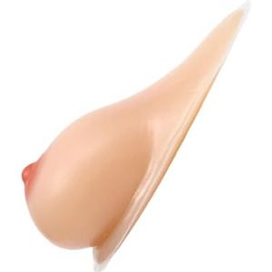 Siliconen Borstvormen Cups Vergroters Vrouwen Mastectomie Na Prothese Zelfklevende Teardrop Gevormde Nep Borsten Voor Transgender Cosplay(DD Cup (1200g/Pair), Nude)