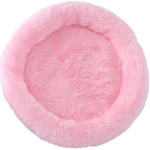 Sytaun Hamsterbed ronde vorm niet-plakkerig haar huisdier bed cavia's schattig kussen huis kooi accessoires roze S