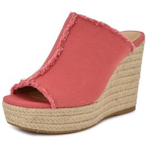 Nine West Dames Baja Wedge Sandaal, Roze 660, 5.5 UK, Roze 660, 38.5 EU