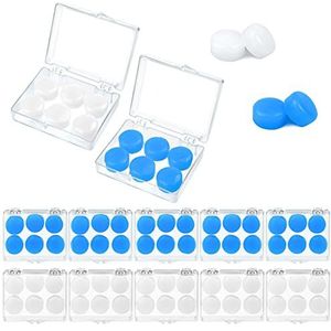 30 paar zachte siliconen slaapstoppers, herbruikbare oordopjes voor kinderen en volwassenen, vormbare oordopjes voor zwemmen, concerten, vliegtuigen